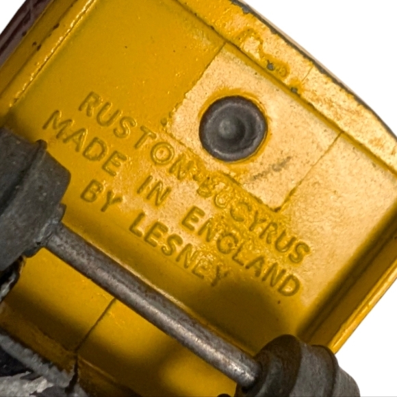 LESNEY Ruston Bucyrus Diecast Matchbox Collectable Rolling Digger Mini Equipment - Picture 2 of 10